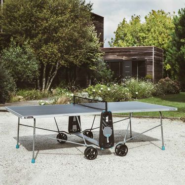 Cornilleau 100X Outdoor Ping Pong Table, Gray