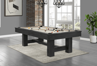 Reno 8' Pool Table in Ink Black