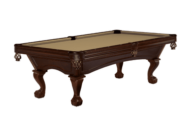 Brunswick Glenwood Pool Table With Ball & Claw Leg, Espresso