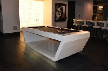 Eden Pool table, White