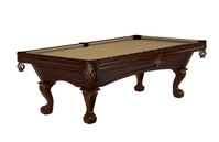 Brunswick Glenwood 8' Pool Table With Ball & Claw Leg, Espresso Brunswick Glenwood 8' Pool Table With Ball & Claw Leg, Espresso