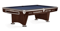 Brunswick Gold Crown VI Tournament 9' Pool Table, Espresso with Skyline Brunswick Gold Crown VI Tournament 9' Pool Table, Espresso with Skyline