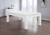 Yarmouth Pool Table with Dining Top - White