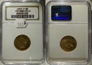 1843-D $5 Liberty. *pending*