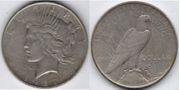 1927-D Peace Dollar