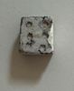 ANCIENT ROME: Northern Spain (late 1st Century CE) Small game die (lead, 29.71g). 