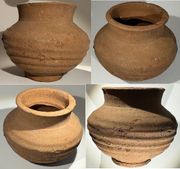 Ancient Rome: Terra Cotta Redware Vase, 2d-4th Century CE