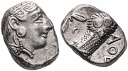 ATTICA: Athens (393-355 BCE) Ar Tetradrachm; HGC 4, 1598.  