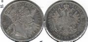Austria 1871-A Florin, KM-2221