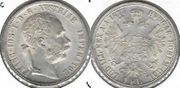 Austria 1877 Florin, KM-2222