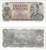 Austria 1956 20 Schilling, Pick 136a, B240a. **SOLD OUT** Austria 1956 20 Schilling, Pick 136a, B240a. **SOLD OUT**