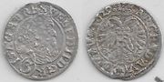 AUSTRIA: Silesia: Ferdinand II (1568-1637)  1629-HR 3 Kreuzer, Breslau Mint;  KM-114.  **SOLD OUT**