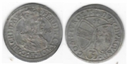 AUSTRIA: Tirol: Ferdinand Karl (1632-1662) 1658 3 Kreuzer; KM-852.  **SOLD OUT**