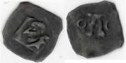 BAIERN: Albert III der Fromme (1438-60) Ar Pfennig, Munchen Mint;  Saurma 973/422.  **SOLD OUT**