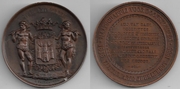 BELGIUM: Antwerp 1885 50th Anniversary Medal by F. Baetes.  **SOLD OUT**