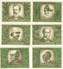 Berlin 1921 75 Pfennig set of 6; German colonial pioneers, L83bI. **SOLD OUT** Berlin 1921 75 Pfennig set of 6; German colonial pioneers, L83bI. **SOLD OUT**