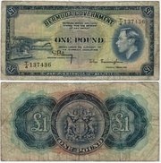 Bermuda 1937 1 Dollar, Pick 11b, B111b.  **SOLD OUT**