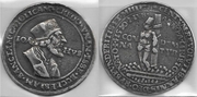 BOHEMIA-MORAVIA: Ferdinand I (1526-64) c.1550 Cast Reformation Medaille; Joachimstal Mint.  **SOLD OUT**