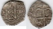 BOLIVIA: Carlos II (1665-1700) 1680-V 1 Real, CT-619.  **SOLD OUT**