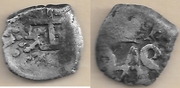 BOLIVIA: Luis I (1724) c.1725-Y 1/2 Real (1.34g),  Posthumous issue; KM-32.  **SOLD OUT**