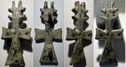 BYZANTINE EMPIRE: Eastern (8th-9th Century) Pectoral Cross (57mm). 