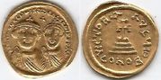 BYZANTINE EMPIRE: Heraclius (610-641) Av Solidus, Constantinople Mint.  **SOLD OUT**