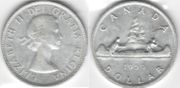 Canada 1959 Dollar, KM-54