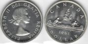 Canada 1961 Dollar, KM-54