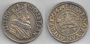 DENMARK & NORWAY: Christian IV (1588-1648) 1624 Half Dicke Krone; Hede 128.  **SOLD OUT**