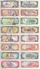 Dominican Republic 1977-78 8 note Specimen set, Franklin Mint; Pick CS4, BNP601