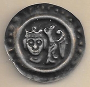 DONAUWORTH: Friedrich II (1215-1250)  Ar Brakteat;  Gebhart 16.  **SOLD OUT**