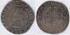 ENGLAND: Elizabeth I (1558-1603) Ar Shilling, 5th Issue, crescent mintmark; SB-2577