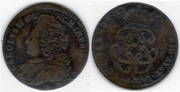 FLANDERS: Karel VI (1711-40) 1712 Ae Oord, Bruges Mint; Haeck 841.  **SOLD OUT**