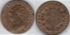 FRANCE: Louis XVI (1774-93) 1792-BB 12 Deniers, Strassbourg Mint;  KM-601, Gad 13. 