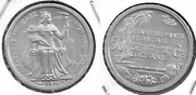 French Oceania 1949 50 Centimes, KM-1