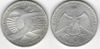 German Federal Republic 1972-D 10 Deutschemark, KM-131