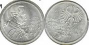 German Federal Republic 1974-D 5 Deutsche Mark, Immanuel Kant, KM-139