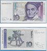 German Federal Republic 1993 10 Deutsche Mark, Pick 38c, B223c. German Federal Republic 1993 10 Deutsche Mark, Pick 38c, B223c.