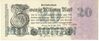 Germany 1923 20 Millionen Mark, Pick 97b, B262b. **SOLD OUT** Germany 1923 20 Millionen Mark, Pick 97b, B262b. **SOLD OUT**