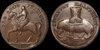 GREAT BRITAIN 1792 Coventry Halfpenny (31mm, 12.84g); D&H Warwickshire 231.  **SOLD OUT**
