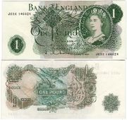 Great Britain ND (1962-66) 1 Pound, Pick 374c, B180c