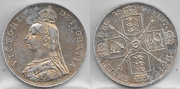 GREAT BRITAIN: Victoria (1837-1901) 1890 Double Florin, KM-763.  **SOLD OUT**