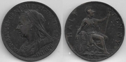Great Britain: Victoria 1899 Halfpenny, KM-789.  **SOLD OUT**