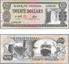 Guyana ND (1989) 20 Dollars, sig.9, Pick 27b, B105b Guyana ND (1989) 20 Dollars, sig.9, Pick 27b, B105b