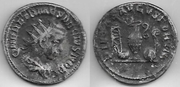 HERENNIUS ETRUSCUS, as Caesar (251 CE) Antoninianus; SR-2741