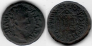 HISPANIA: Illici: Augustus (27BCE-14CE) Ae Semis,  Q. Papirius Car. and Q. Terentius Montanus; SGI-14.  **SOLD OUT**