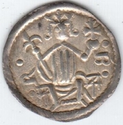 HUNGARY: Bela III � Bela IV (1172-1270) Ar Bracteate Denar; Unger 117.  **SOLD OUT**