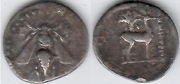 IONIA: Ephesos (202-150 BCE) Ar Drachm; SNG Cop 289
