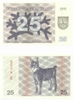 Lithuania 1991 25 Talonas, Pick 36b, B147a Lithuania 1991 25 Talonas, Pick 36b, B147a