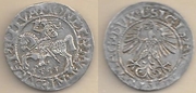 LITHUANIA: Sigismund II August (1547-72)  1561 1/2 Groschen.  **SOLD OUT**